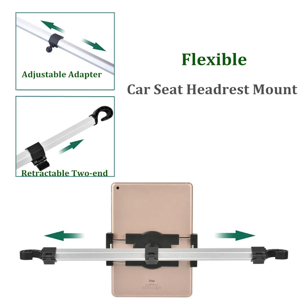 Tablet Holder for Tablet PC Car Back Seat Headrest Mounting Holder Tablet Universal 7-15'' for IPad Xiaomi Samsung Clip Mount