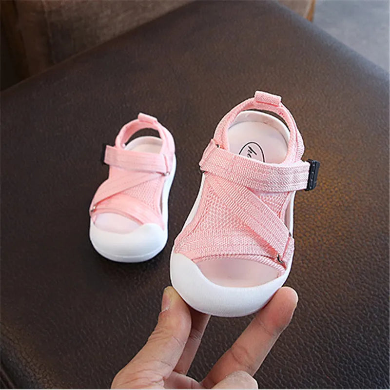 Sandalias de Verano Antideslizantes para Bebés con Cierre Ajustable
