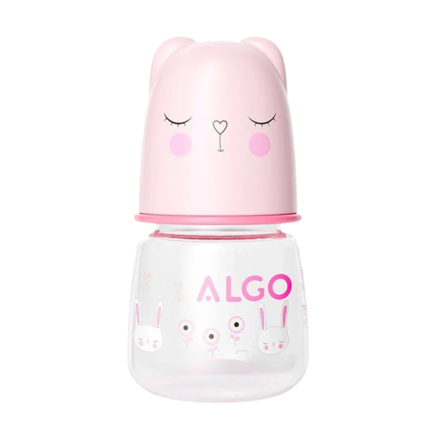 Biberón para recién nacido 60 ml de PP con diseño de animales compacto y ligero