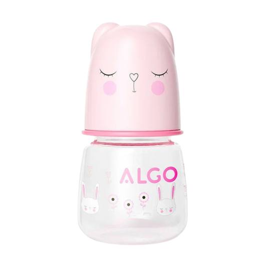 Biberón para recién nacido 60 ml de PP con diseño de animales compacto y ligero