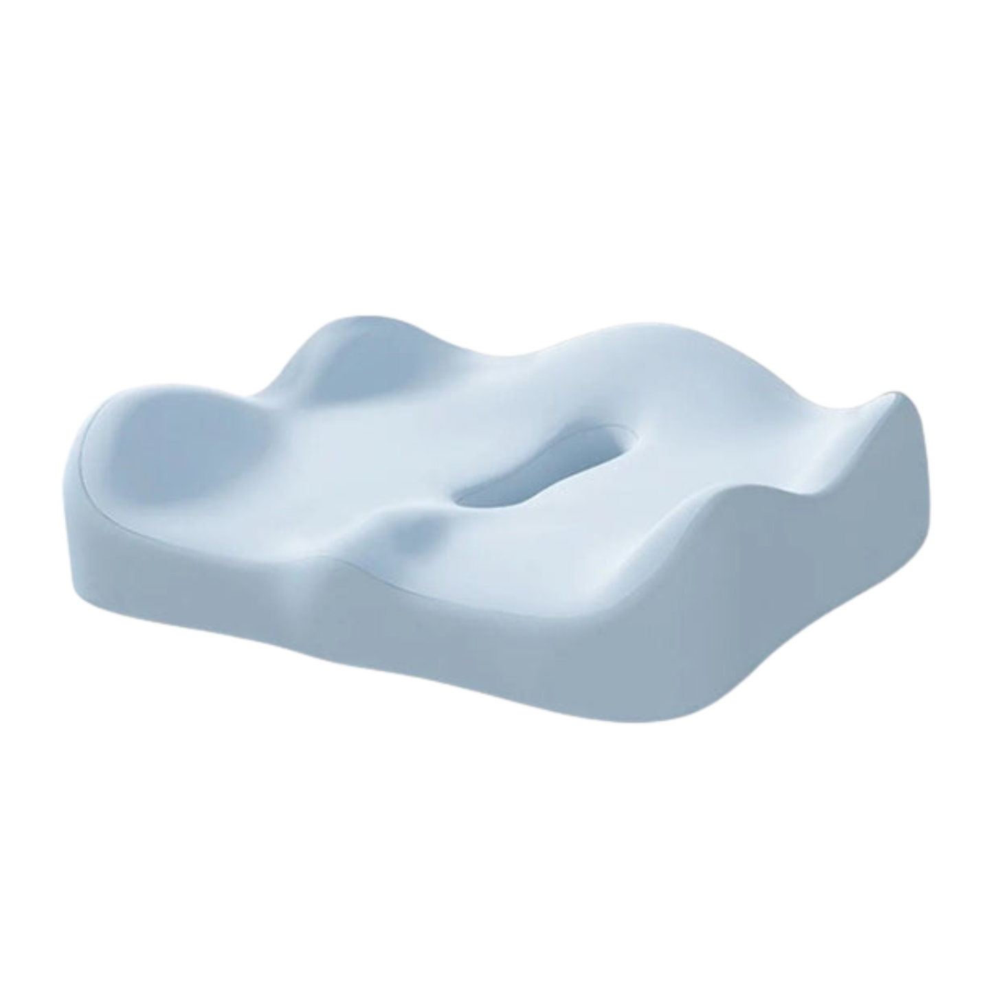 Cojín Ortopédico de Espuma Viscoelástica para Alivio de Coxis y Espalda