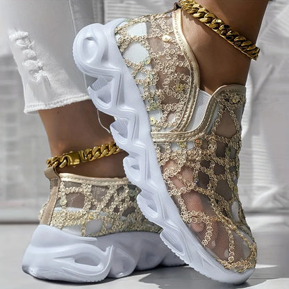 Zapatillas Mujer de Malla Transpirable Casual con Suela Antideslizante
