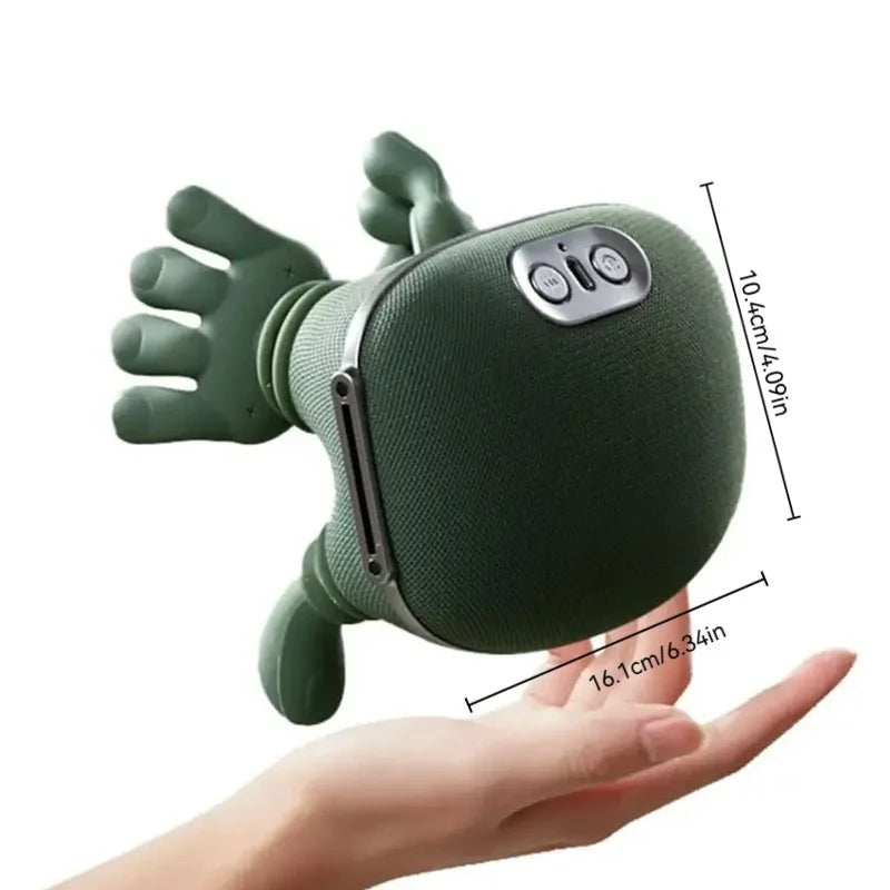 Masajeador Eléctrico de Cuello Recargable con Calor y Vibración