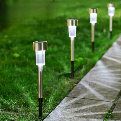 Pack de 10 Luces Solares LED para Jardín Impermeables IP65