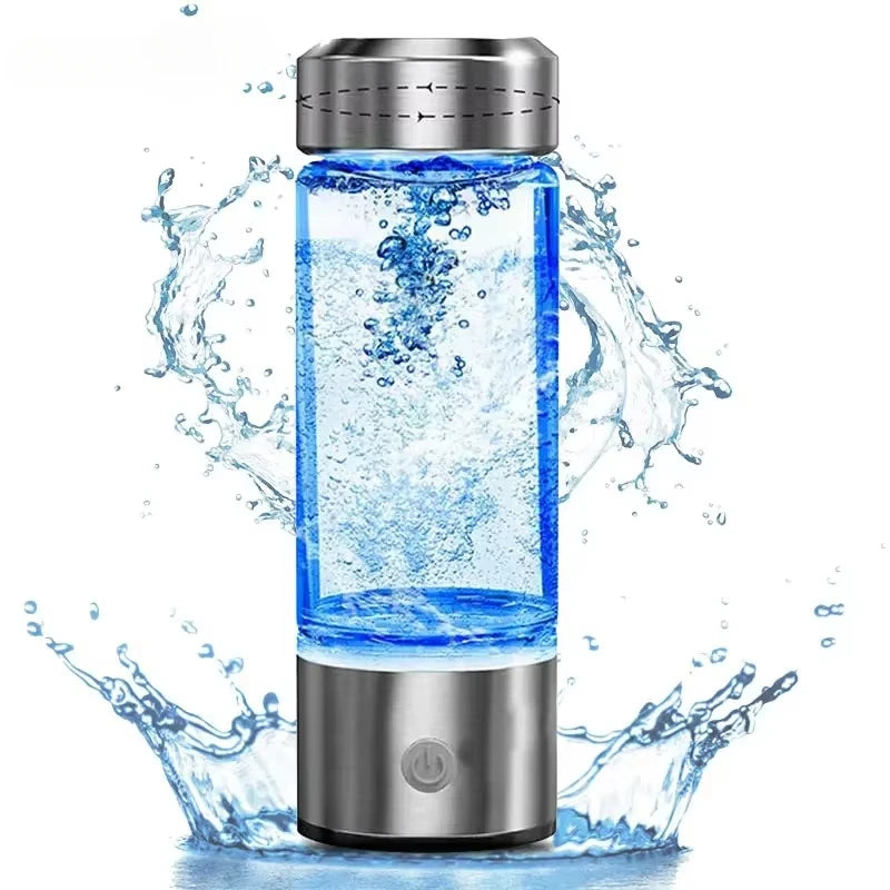 420ml Rich Hydrogen Oxygen Water Cup H2 Generator Bottle Alkaline Maker Ionizer Bottle Super Antioxidan Titanium Quality Filter