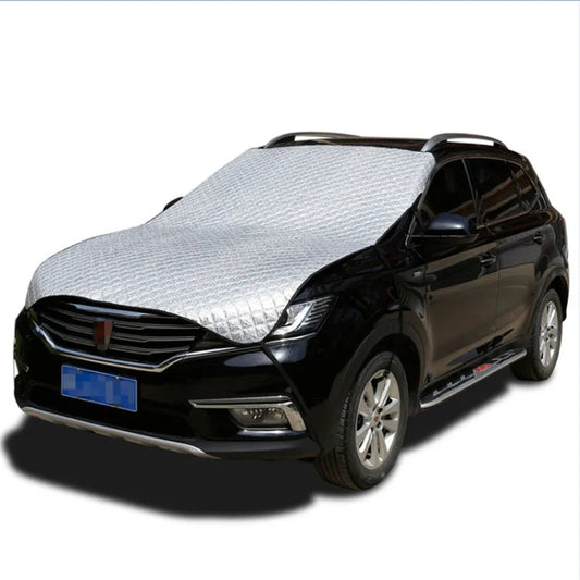 Cubierta Parabrisas Coche Universal 140x95 cm Protección Sol Nieve Lluvia Sedán SUV