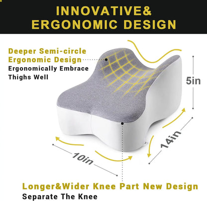 Almohada Ortopédica de Espuma Viscoelástica para Rodillas y Piernas