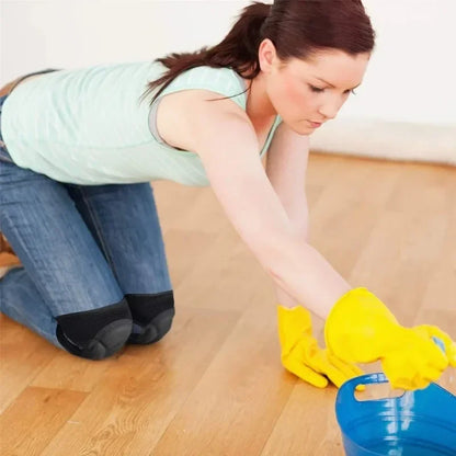 Rodillera acolchada antideslizante ajustable para trabajo y deporte