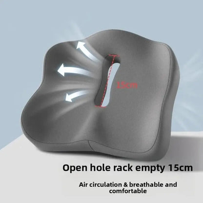 Cojín Ortopédico de Espuma Viscoelástica para Alivio de Coxis y Espalda