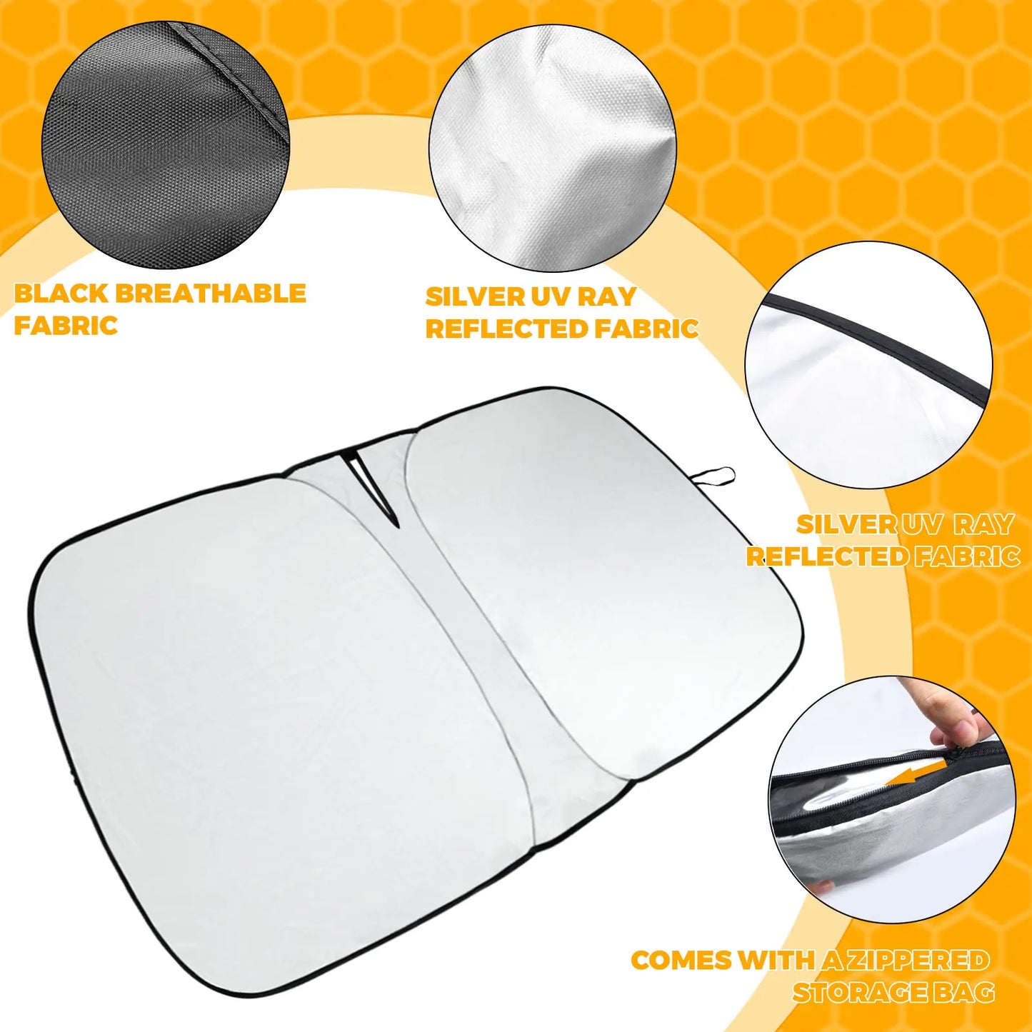 Parasol Plegable para Parabrisas Hyundai Santa Fe 2019-2023 UV