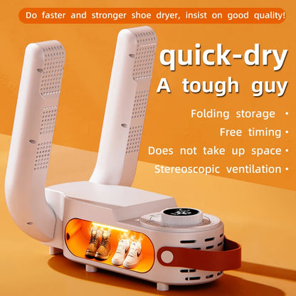 Smart Timer Shoe Dryer, Adjustable Telescopic Shoe Dryer, Quick Dry, deodorizer, Sterile
