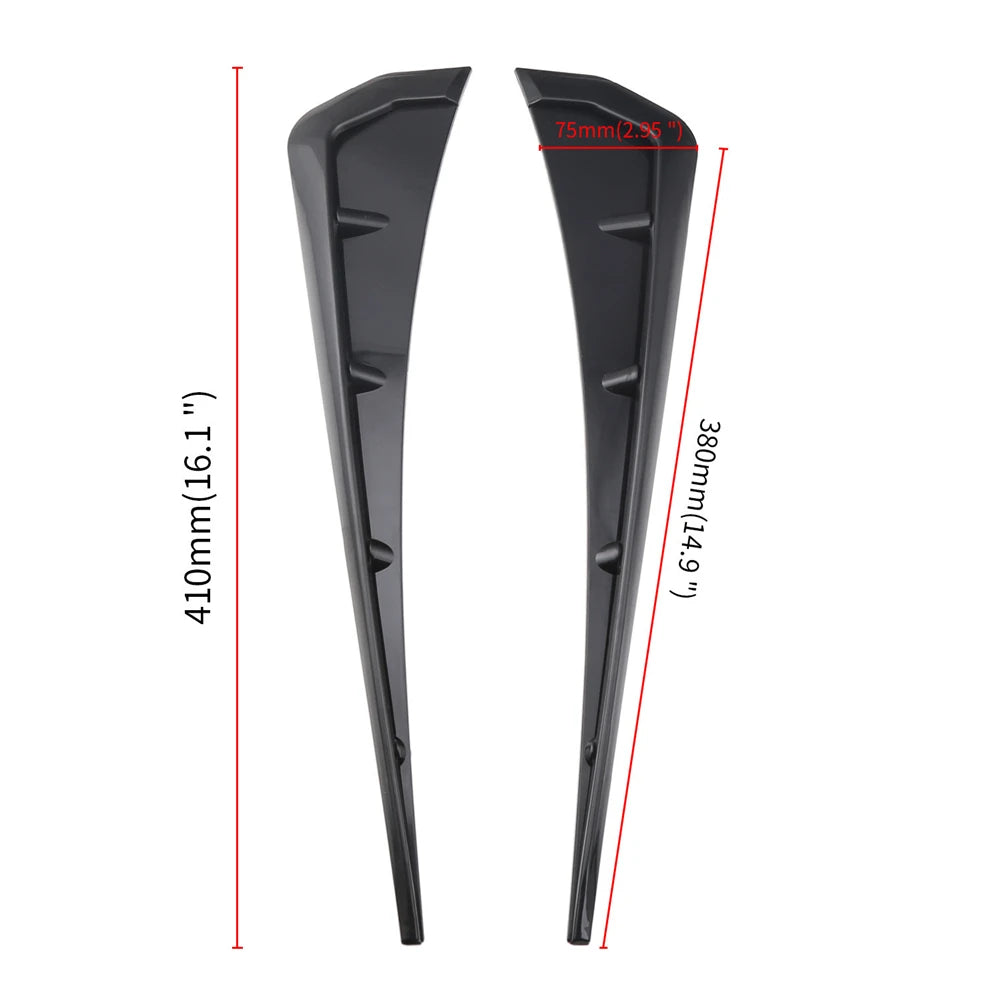 Aletas Decorativas Laterales Universales para Coche 45 cm (2 uds.)