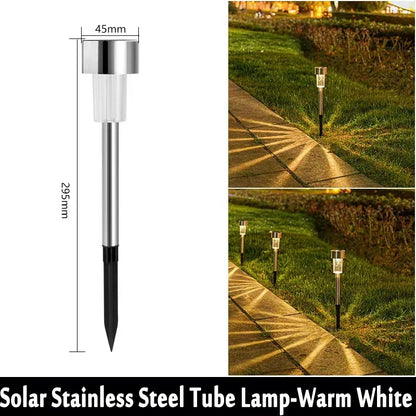Pack de 10 Luces Solares LED para Jardín Impermeables IP65