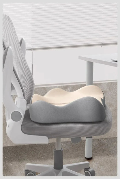 Cojín Ortopédico de Espuma Viscoelástica para Alivio de Coxis y Espalda