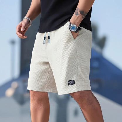 Pantalón Corto Hombre Casual de Poliéster para Verano y Playa