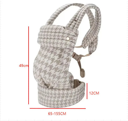 Portabebés ergonómico ajustable para bebé con soporte acolchado frontal