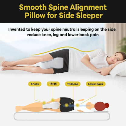 Almohada Ortopédica de Espuma Viscoelástica para Rodillas y Piernas