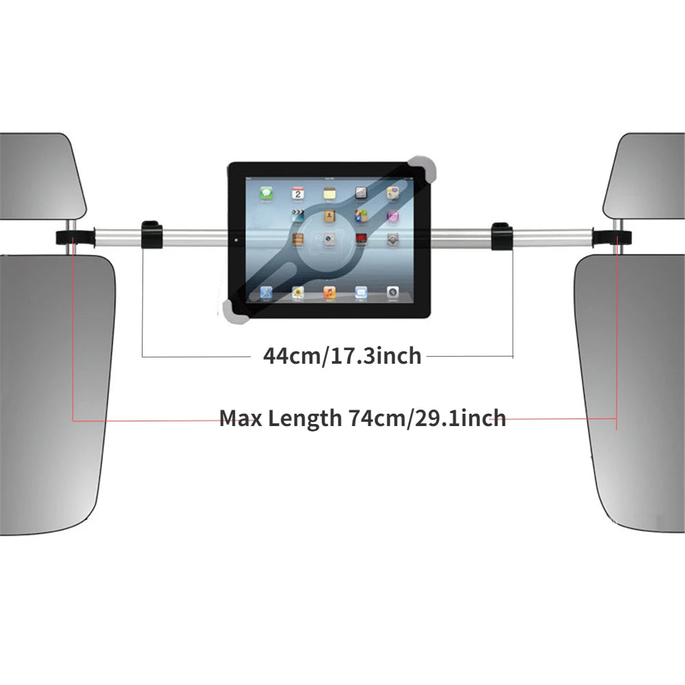 Tablet Holder for Tablet PC Car Back Seat Headrest Mounting Holder Tablet Universal 7-15'' for IPad Xiaomi Samsung Clip Mount