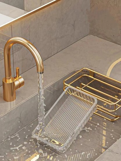 Portarrollos Adhesivo con Estante para Baño y Soporte para Móvil