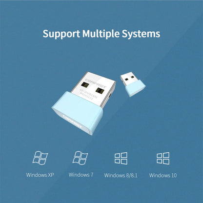 COMFAST RTL8188 Mini USB Wifi Adapter Dongle 150Mbps 802.11b/g/n Adaptador Wi fi Emitter Receiver Network Card Antena Para PC