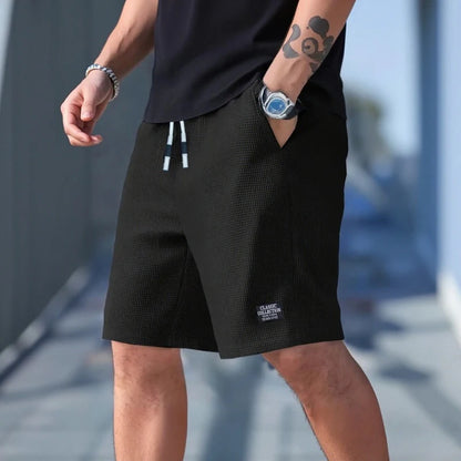 Pantalón Corto Hombre Casual de Poliéster para Verano y Playa