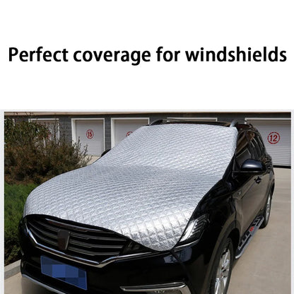Cubierta Parabrisas Coche Universal 140x95 cm Protección Sol Nieve Lluvia Sedán SUV