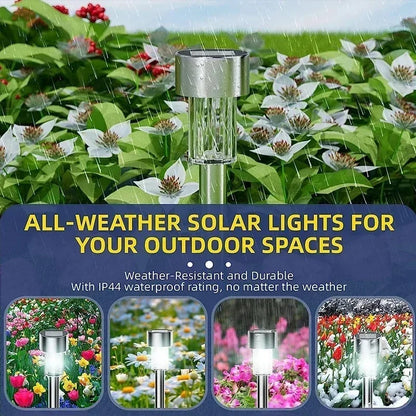 Pack de 10 Luces Solares LED para Jardín Impermeables IP65