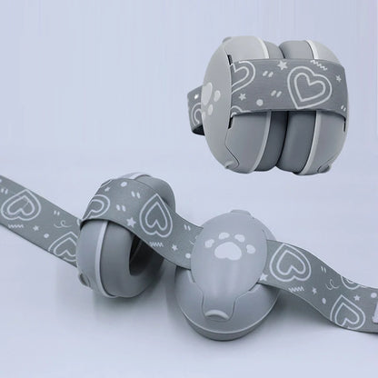 Orejeras antirruido para bebé ajustables con banda elástica protección auditiva infantil