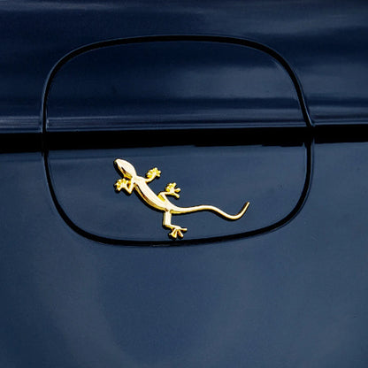 Pegatina 3D de Gecko para Coche en Aleación Metálica Autoadhesiva