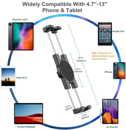 Tablet Holder for Tablet PC Car Back Seat Headrest Mounting Holder Tablet Universal 7-15'' for IPad Xiaomi Samsung Clip Mount