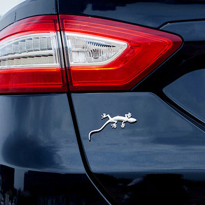 Pegatina 3D de Gecko para Coche en Aleación Metálica Autoadhesiva