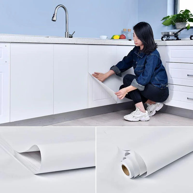 Papel Adhesivo Impermeable para Cocina Antigrasa de PVC Autoadhesivo