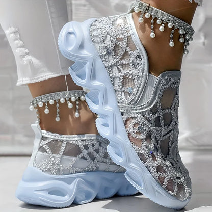 Zapatillas Mujer de Malla Transpirable Casual con Suela Antideslizante