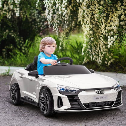 Homcom Electric Car for Children +3 Years Audi Rs E-Tron Gt 103X58X41 cm White