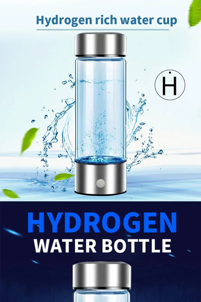 420ml Rich Hydrogen Oxygen Water Cup H2 Generator Bottle Alkaline Maker Ionizer Bottle Super Antioxidan Titanium Quality Filter