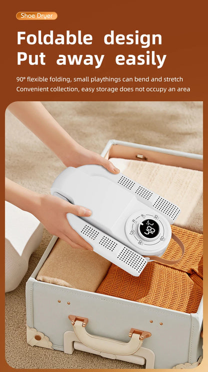 Smart Timer Shoe Dryer, Adjustable Telescopic Shoe Dryer, Quick Dry, deodorizer, Sterile