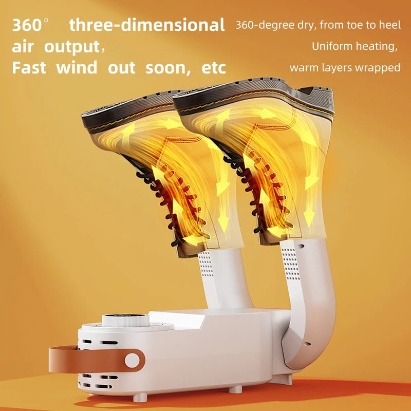 Smart Timer Shoe Dryer, Adjustable Telescopic Shoe Dryer, Quick Dry, deodorizer, Sterile