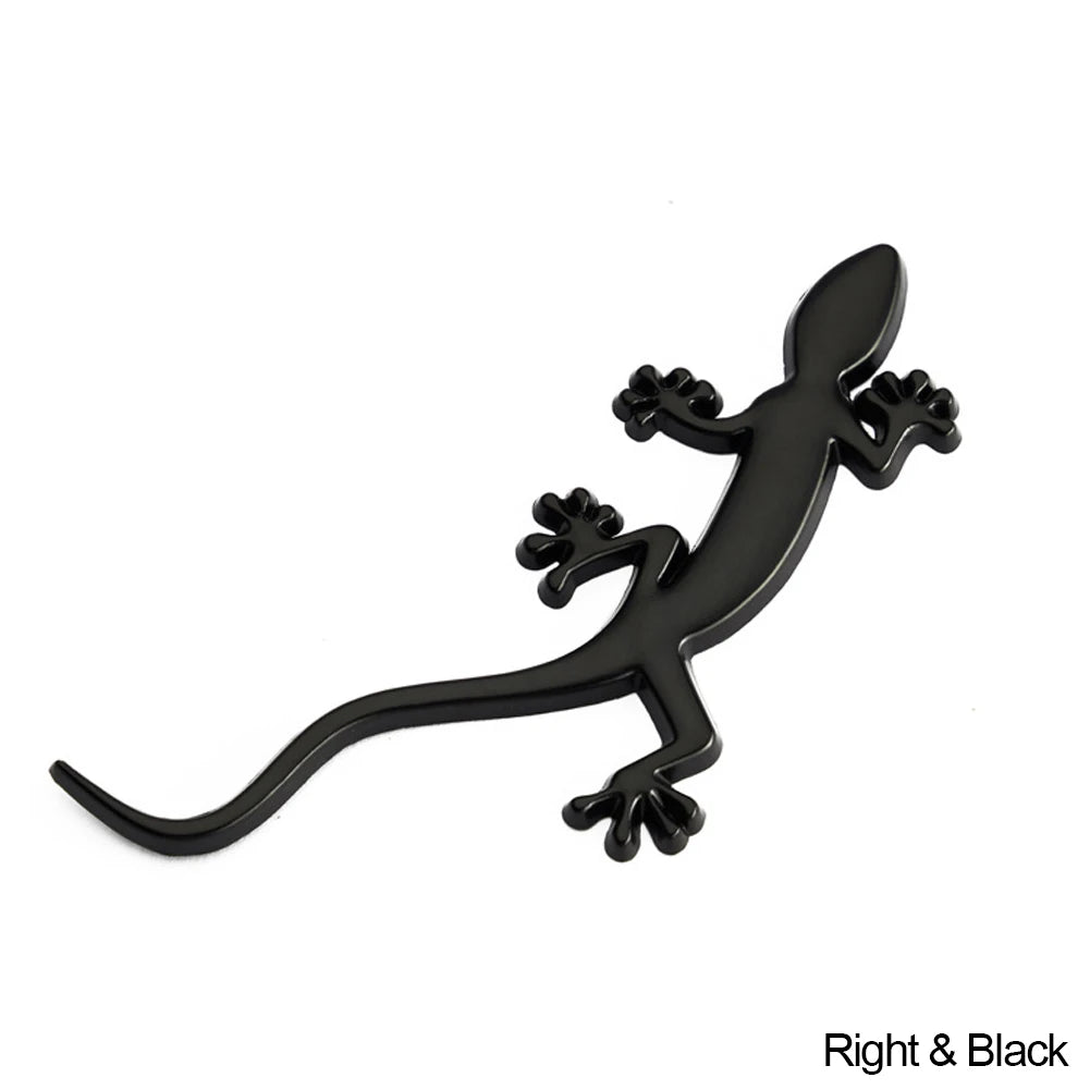 Pegatina 3D de Gecko para Coche en Aleación Metálica Autoadhesiva