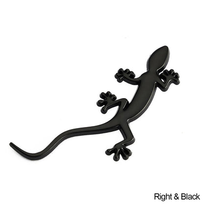 Pegatina 3D de Gecko para Coche en Aleación Metálica Autoadhesiva