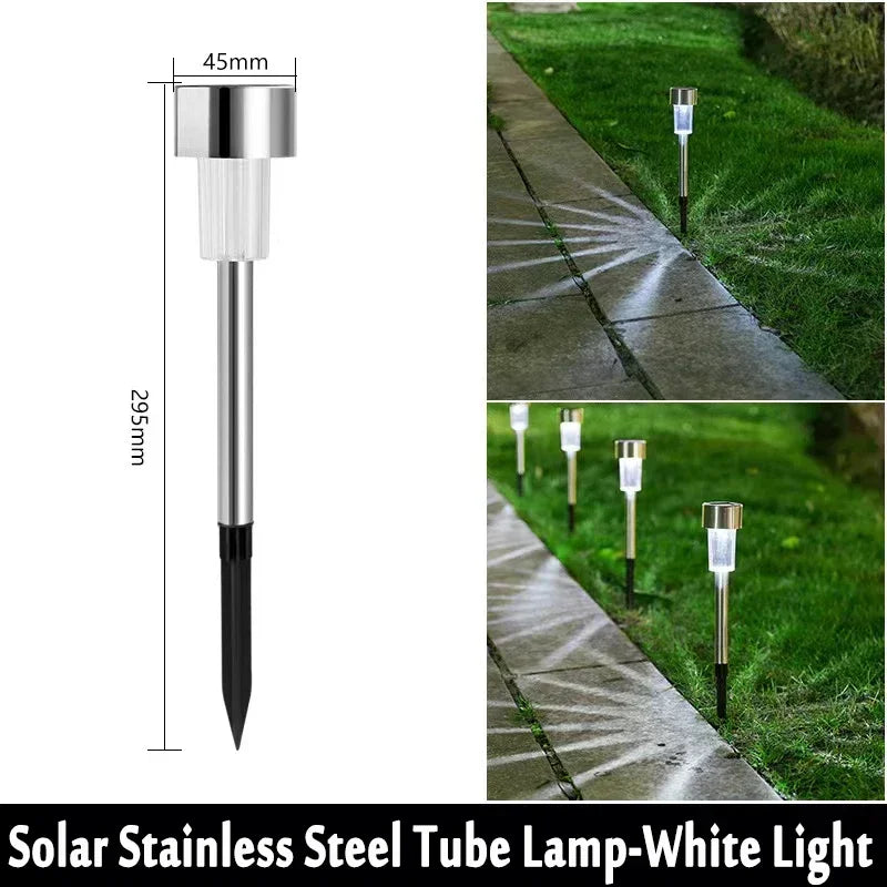 Pack de 10 Luces Solares LED para Jardín Impermeables IP65