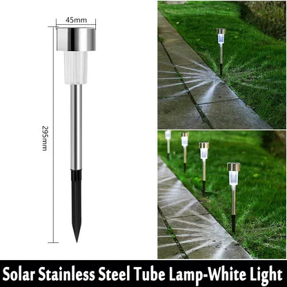 Pack de 10 Luces Solares LED para Jardín Impermeables IP65