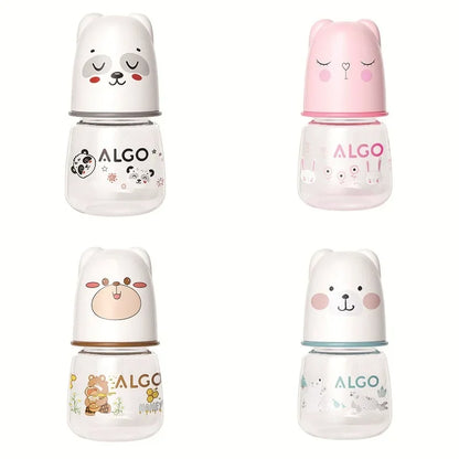 Biberón para recién nacido 60 ml de PP con diseño de animales compacto y ligero