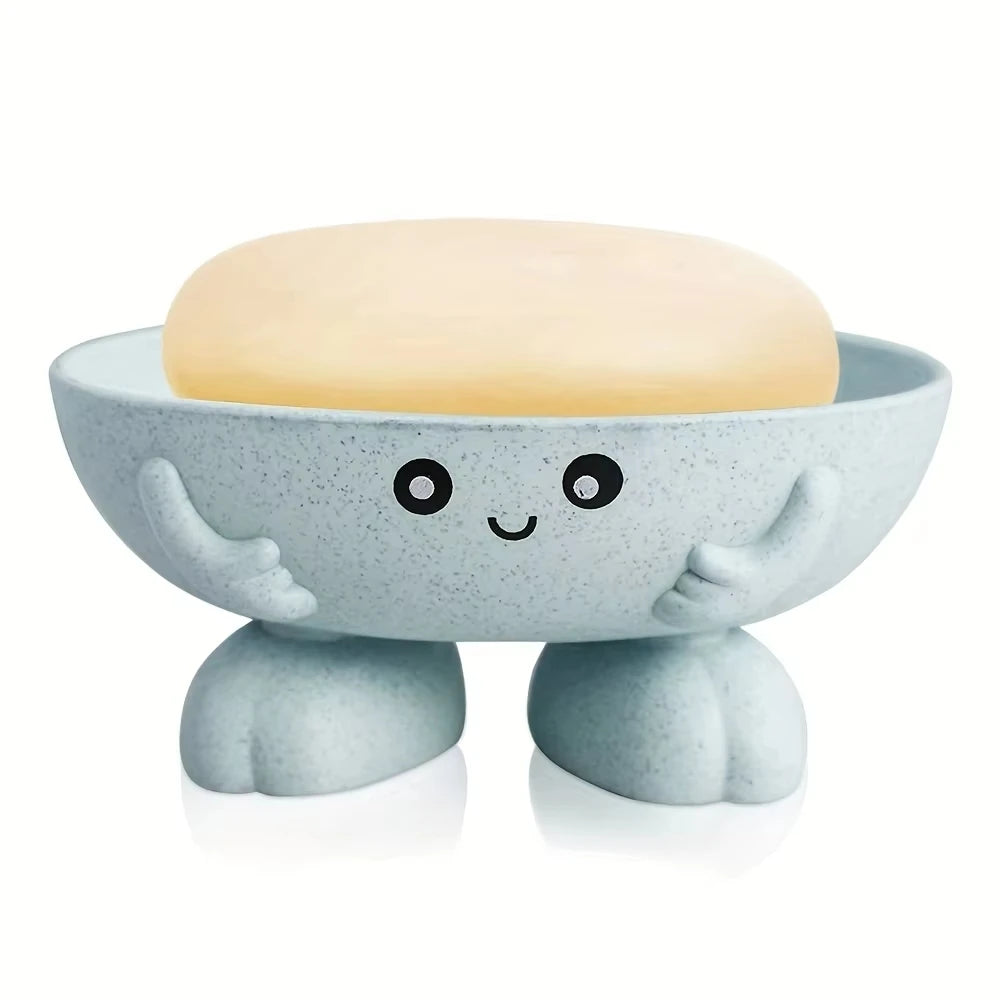 Jabonera con Drenaje de Agua y Soporte Antideslizante para Baño