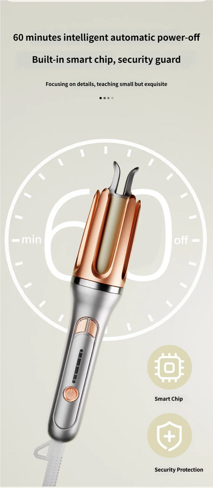 Rizador de Pelo Automático Cerámica 32 mm con Control de Temperatura