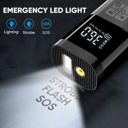 Compresor de aire portátil inalámbrico 150 PSI con pantalla digital