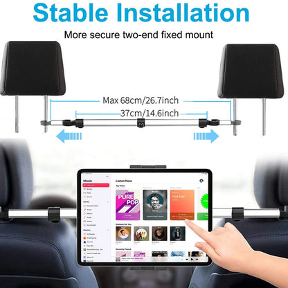 Tablet Holder for Tablet PC Car Back Seat Headrest Mounting Holder Tablet Universal 7-15'' for IPad Xiaomi Samsung Clip Mount