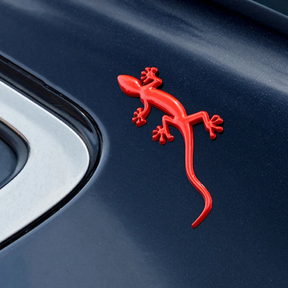 Pegatina 3D de Gecko para Coche en Aleación Metálica Autoadhesiva