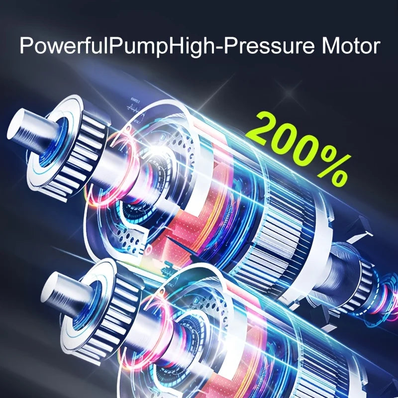 Compresor de aire portátil inalámbrico 150 PSI con pantalla digital