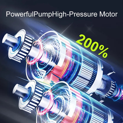 Compresor de aire portátil inalámbrico 150 PSI con pantalla digital