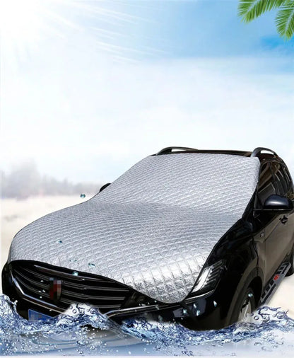 Cubierta Parabrisas Coche Universal 140x95 cm Protección Sol Nieve Lluvia Sedán SUV